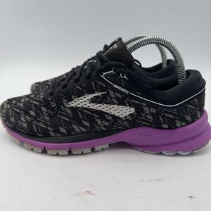 Brooks Launch 5 Woman's 1202661B090 Black/lilac Running Shoes Sneakers Size 8 B